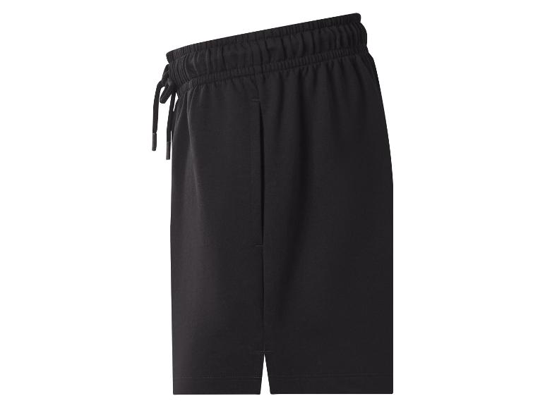 Short de sport noir avec cordon de serrage à la taille