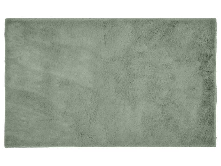 Tapis moelleux vert clair