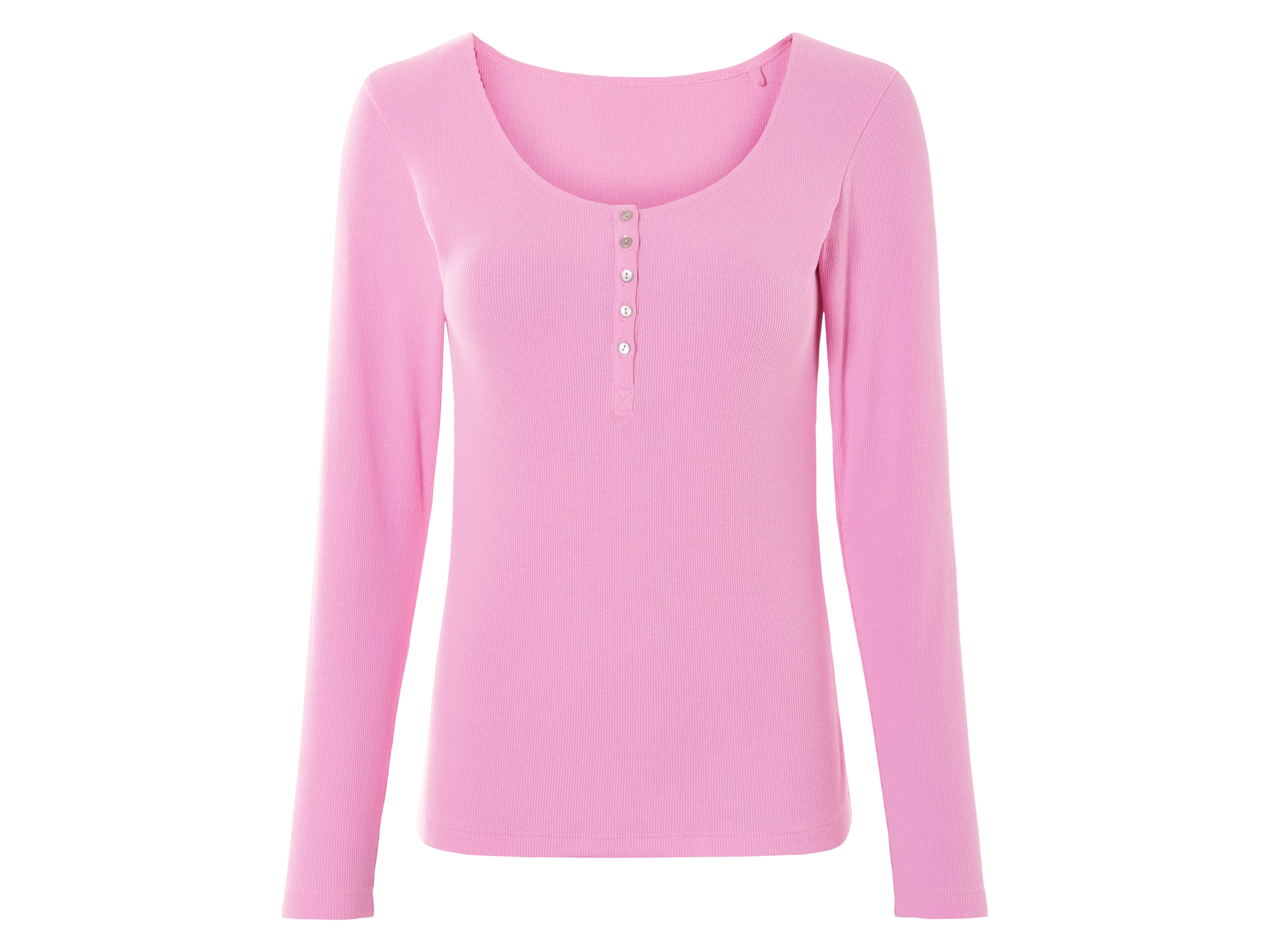 esmara® T-shirt à manches longues femme (rose, S (34/36))
