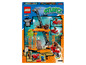 Ensemble LEGO Stuntz avec un tremplin de requin et des motos.
