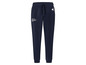 Pantalon de survêtement bleu marine avec le logo 'Change'.