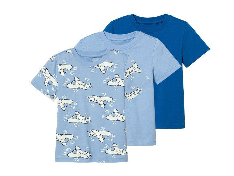 Aller en mode plein écran : lupilu® Lot de 3 t-shirts petit garçon - Image 2