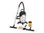 Un aspirateur Parkside avec accessoires, y compris un filtre et une buse.