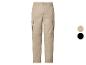 Pantalon cargo beige pour homme avec taille élastique