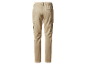 Pantalon cargo beige avec cordon de serrage à la taille.