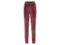 Pantalon de jogging en velours bordeaux