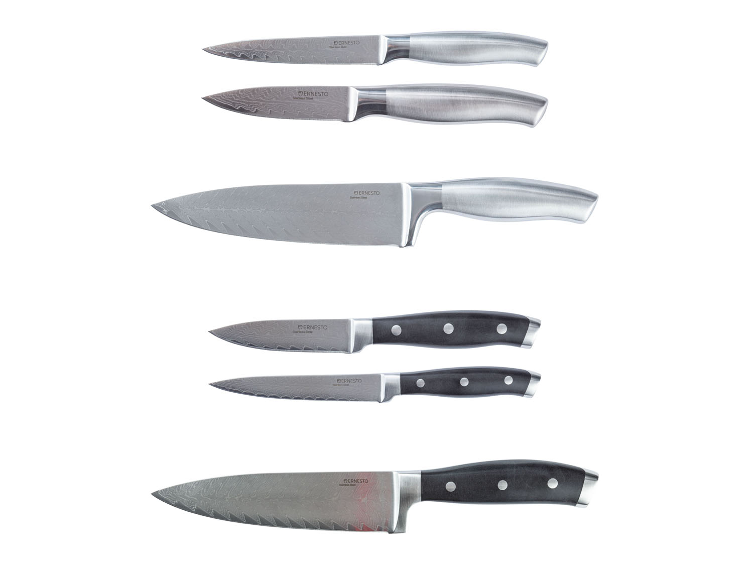 ERNESTO® Couteau de cuisine en acier inoxydable