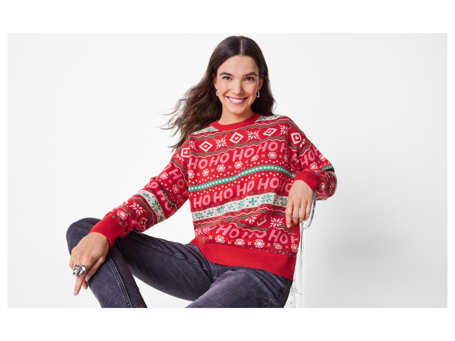 Pull De Noël LIDL Femme – Taille S – Édition Limitée – Neuf Avec étiquette – Multicolore Et Festif