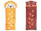 Sacs de couchage enfant lion et loutre, motif pattes.