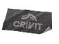 Serviette de bain Crivit grise foncée.