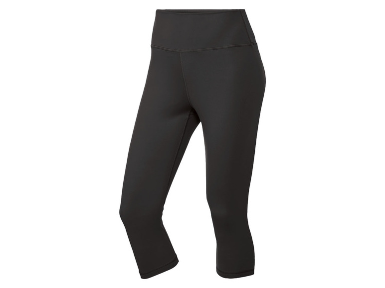 Leggings capri noires pour femmes.