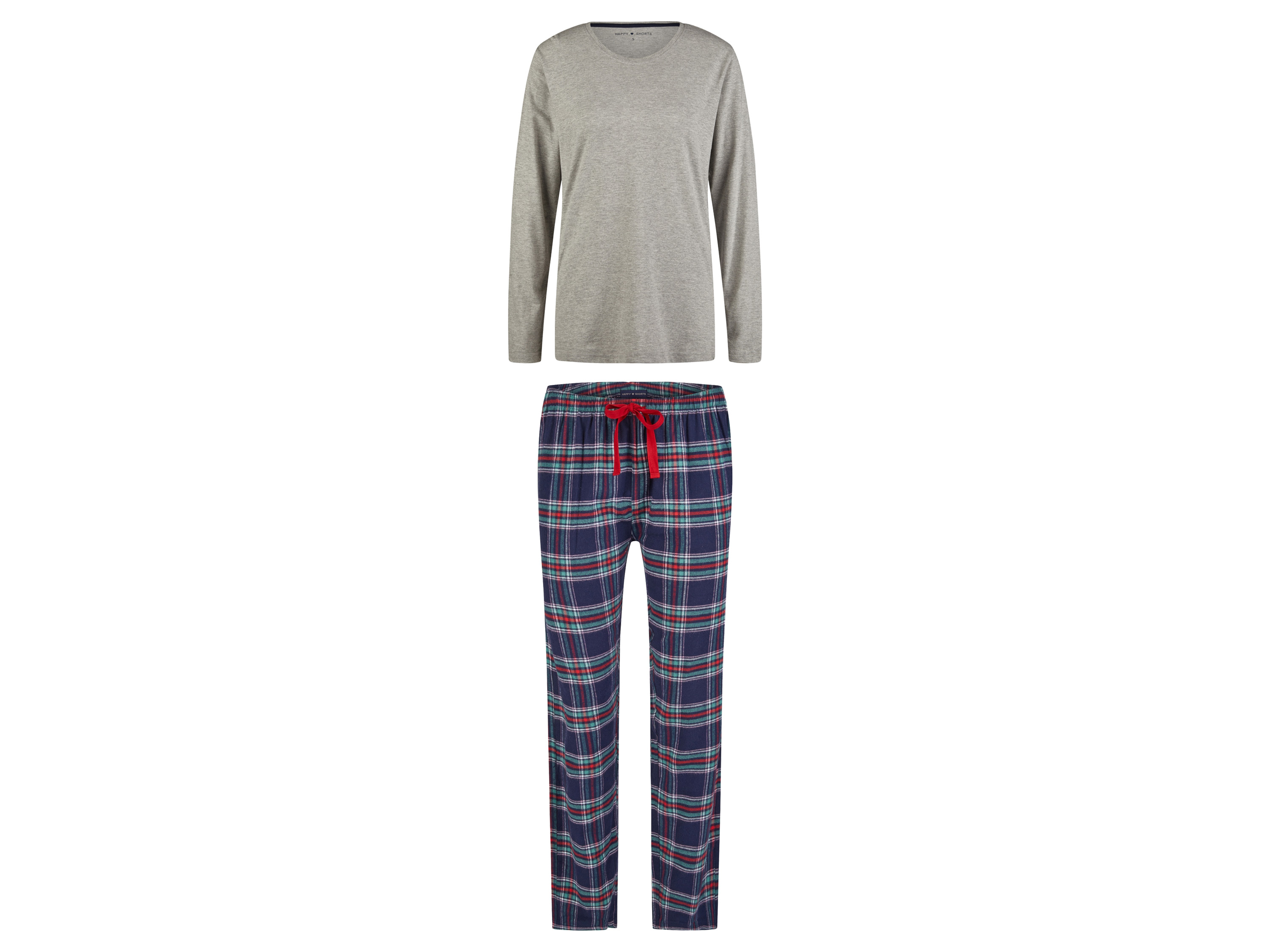 Happy Shorts Ensemble pyjama femme (à carreaux, L)