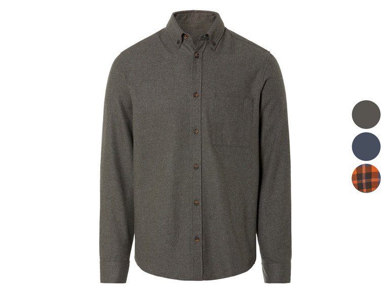 LIVERGY® Chemise en flanelle homme