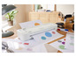 Un coupe-papier Crelando blanc avec une feuille de papier avec un diagramme.