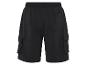 Shorts cargo noirs à poches cargo.