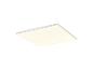 Panneau de plafond LED carré avec lumière blanche chaude