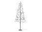 Arbre décoratif lumineux avec branches noires et lumières LED blanc chaud