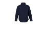 Vue arrière d'une chemise à manches longues bleu foncé pour enfant