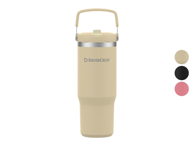 Thermos SilverCrest disponible en beige, noir et rose.