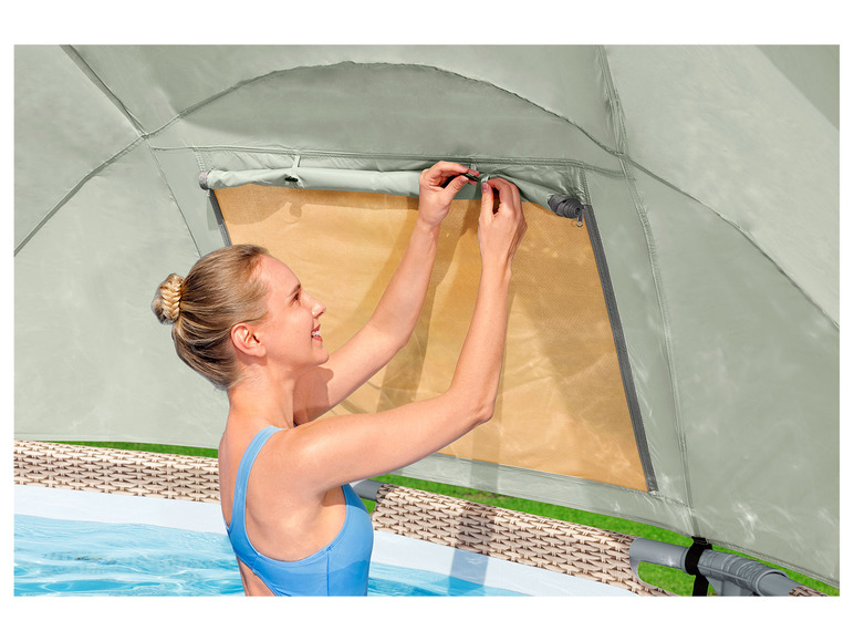 Aller en mode plein écran : Bestway Kit de piscine complet Power Steel Frame, avec pompe de filtration, Ø 396 x 107 cm - Image 11