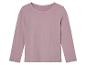 Un t-shirt à manches longues rose