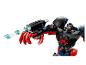 Figurine d'action robot noire et rouge avec lanceur de disques.