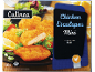 Mini escalopes de poulet panées surgelées, 500 g, avec un temps de cuisson de 9 minutes.