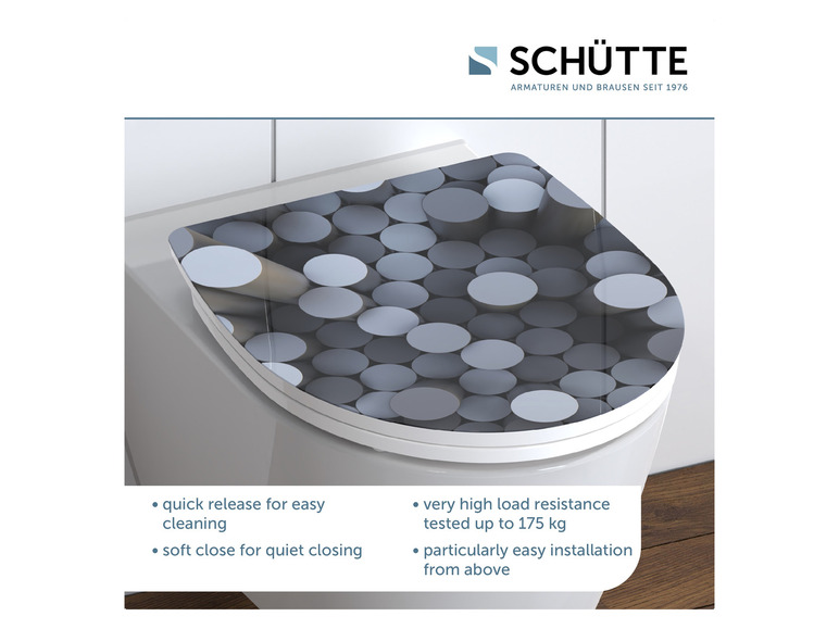 Aller en mode plein écran : Schütte Abattant WC High Gloss, avec fermeture en douceur - Image 72