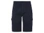 Shorts cargo bleus marine.