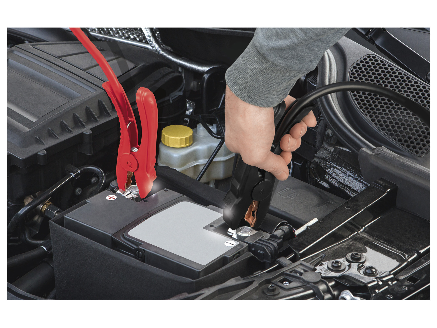 lidl cable de demarrage voiture essence diesel ouverture protection contre  la surtension 
