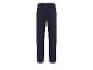 Pantalon de survêtement bleu foncé avec taille élastique.