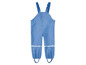 Salopette imperméable bleue pour enfants.