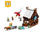 LEGO 3 en 1 maison viking avec dragon, minifigurines et accessoires.