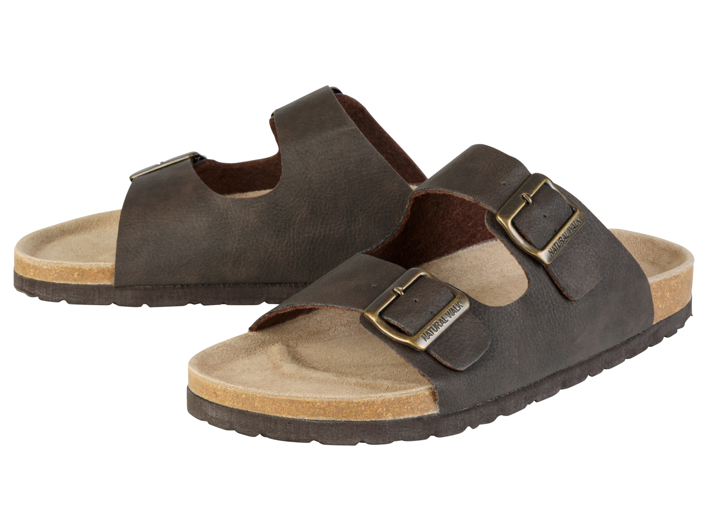 LIVERGY® Mules homme (brun, 44)