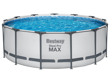 Bestway Kit de piscine complet Steel Pro MAX™ Frame Pool, avec pompe de filtration, Ø 396 x 122 cm