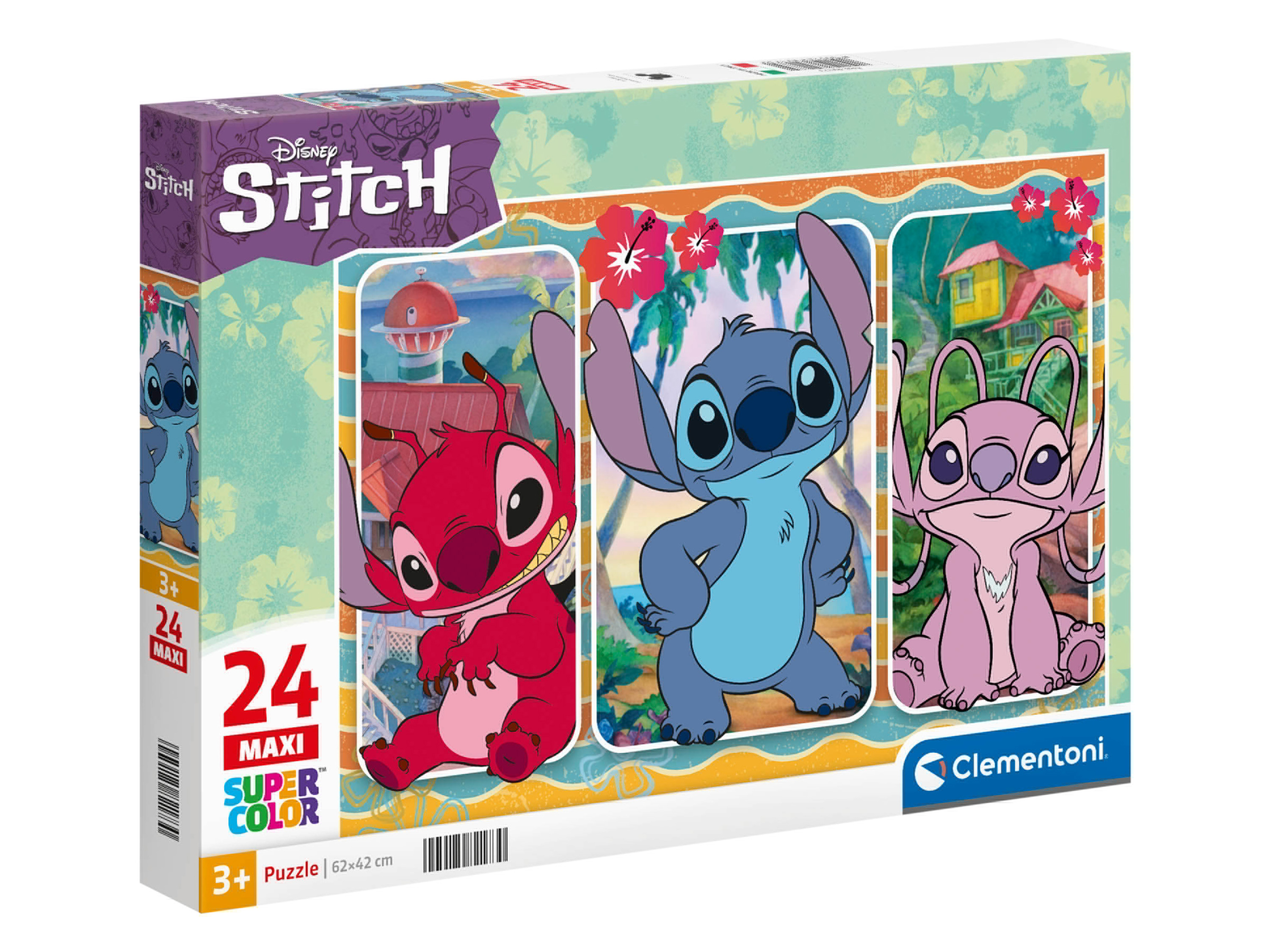 Clementoni Puzzle pour enfant (puzzle stitch maxi 24 pièces)