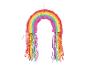 Piñata arc-en-ciel colorée pour fêtes.