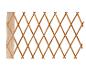 Treillis extensible en bois pour plantes grimpantes ou clôture décorative.