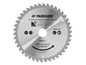 Une lame de scie circulaire Parkside pour le travail du bois.