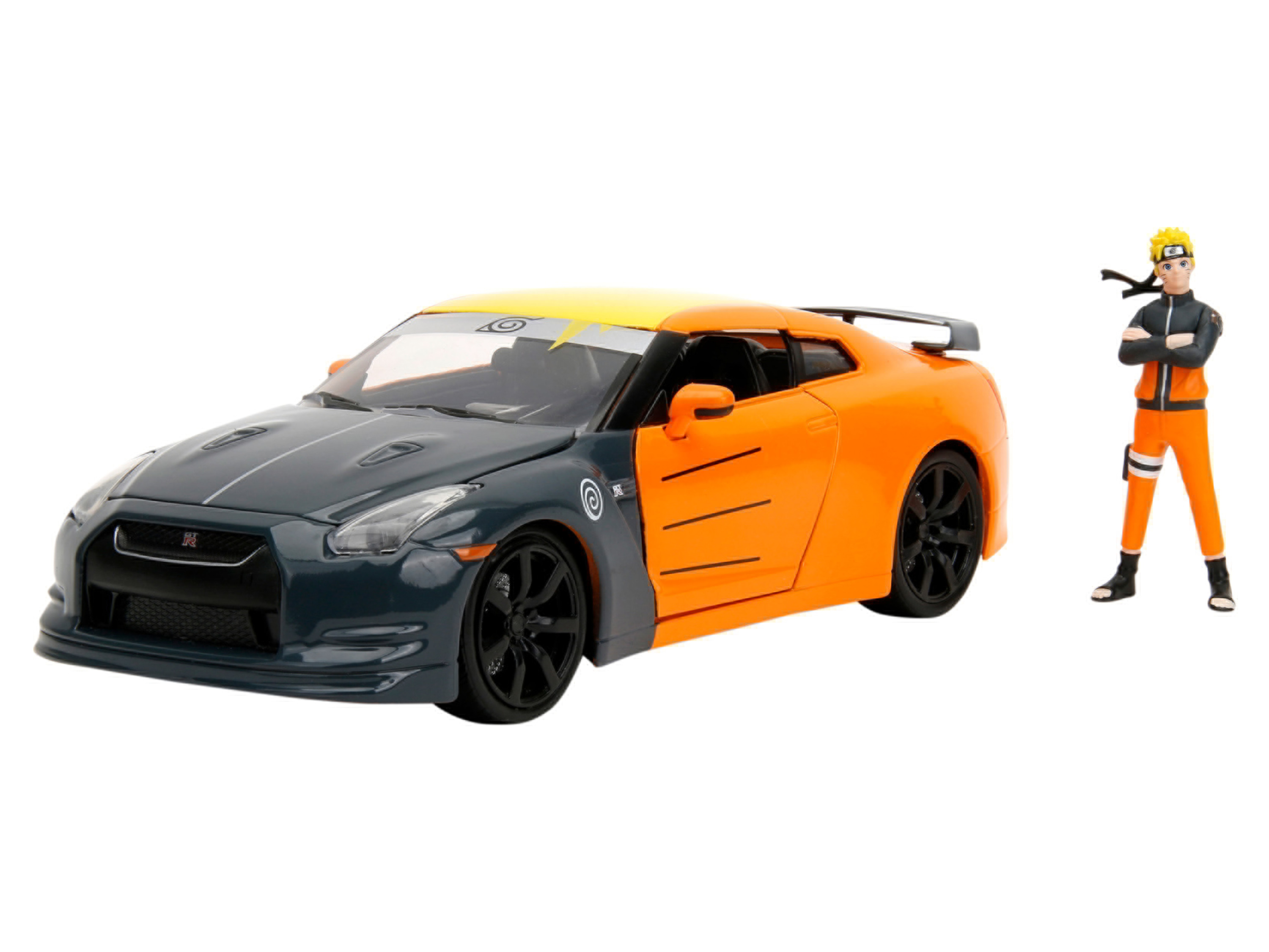 Jada Voiture et figurine Naruto (Nissan GT-R 2009)
