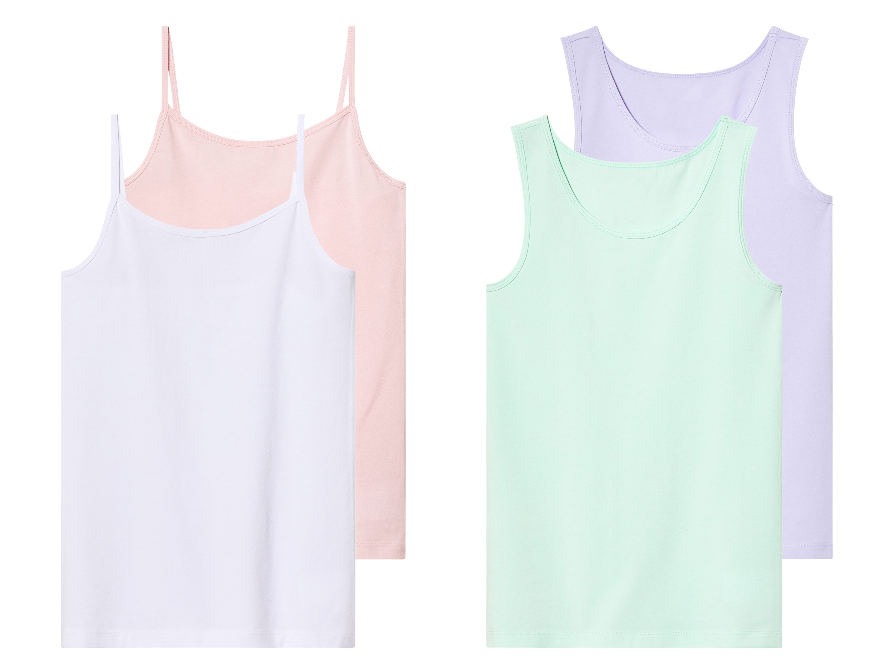 pepperts!® Lot de 2 débardeurs fille