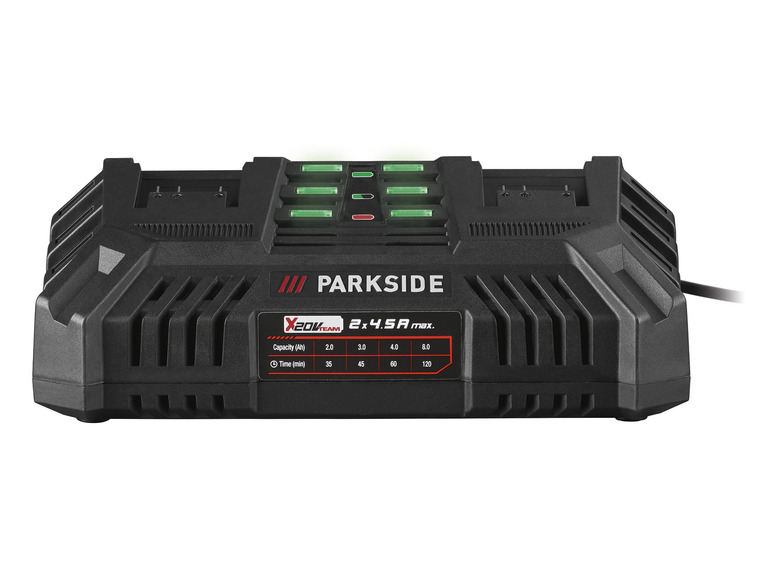 Aller en mode plein écran : PARKSIDE® Chargeur de batterie double PDSLG 20 B1, 2 x 4,5 A, 20 V - Image 1