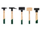 Un ensemble d'outils Parkside, comprenant des marteaux, un marteau en caoutchouc et un marteau en bois.