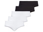 Ensemble de culottes pour femmes, noires et blanches.