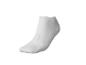 Chaussette de sport courte blanche sur fond blanc