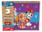 Puzzles en bois avec les personnages de Pat' Patrouille : Chase, Skye et Everest.