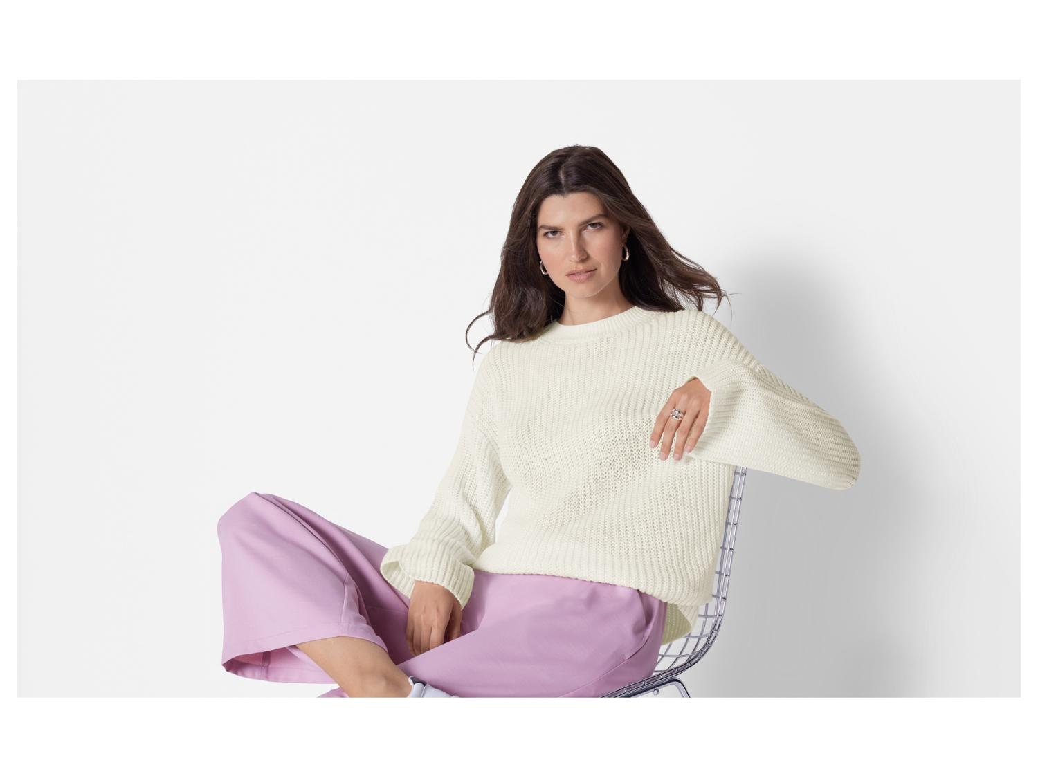 Pull En Maille Femme Salsa Taille S - Couleur Beige - Réf. 116807 - Neuf Avec Étiquettes
