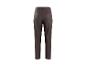 Pantalon marron foncé en similicuir, vue de dos.