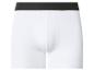 Caleçon boxer blanc pour homme avec ceinture noire