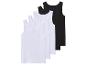 Lot de 5 débardeurs, 3 blancs et 2 noirs
